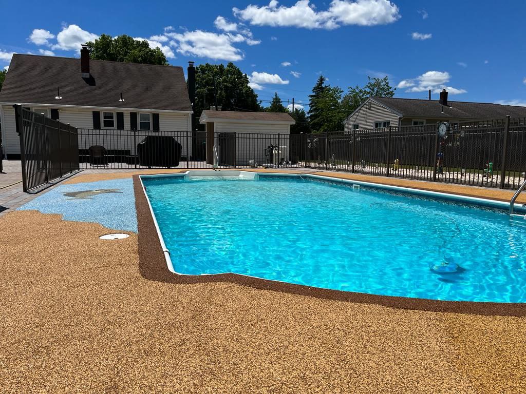 rubber pool deck coating