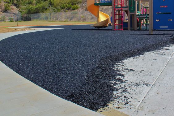 Giant Gray and Black Poured in Place Repair Kit - Affordable Playgrounds By  Trassig