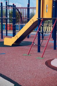 What is the rubber flooring in playgrounds: pros & cons